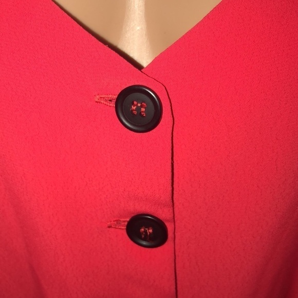 ASOS Red Jumpsuit Size 14 - Picture 7 of 9